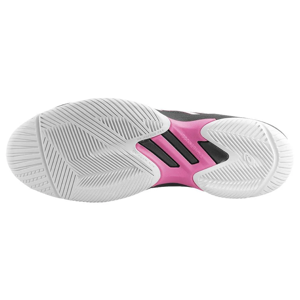 Quick Drying Asics Men's Solution Swift FF - Black/Hot Pink