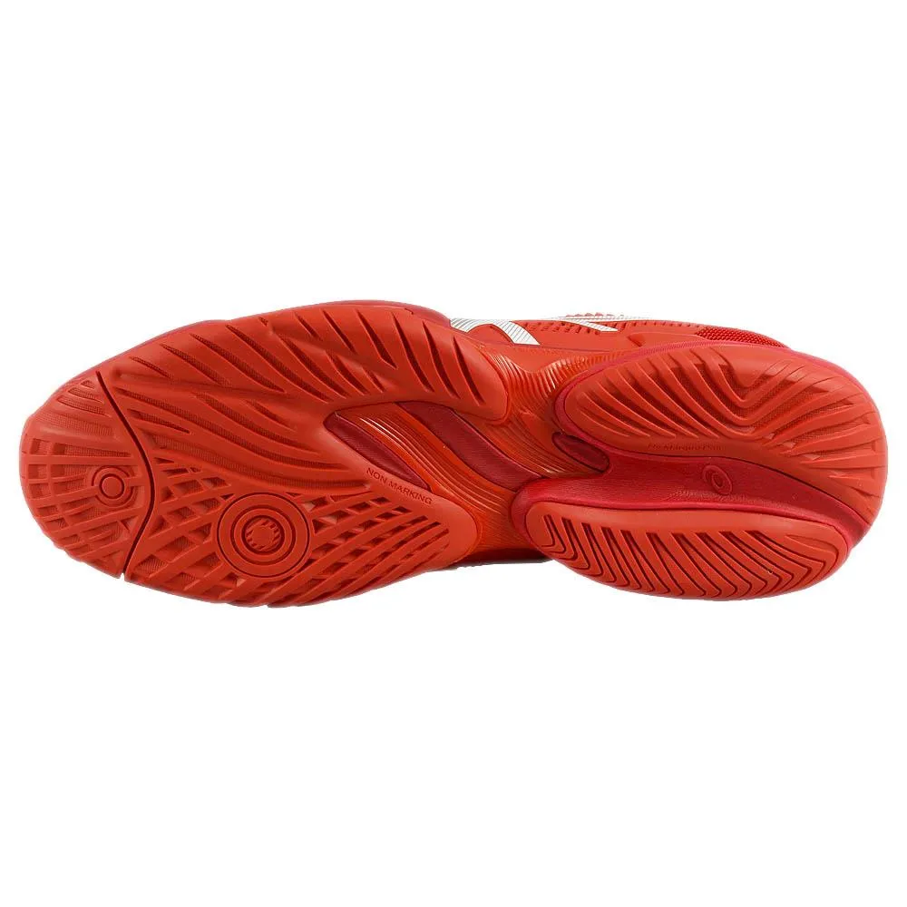 Asics Men's Court FF 3 Novak - Rust/White Durable Sole