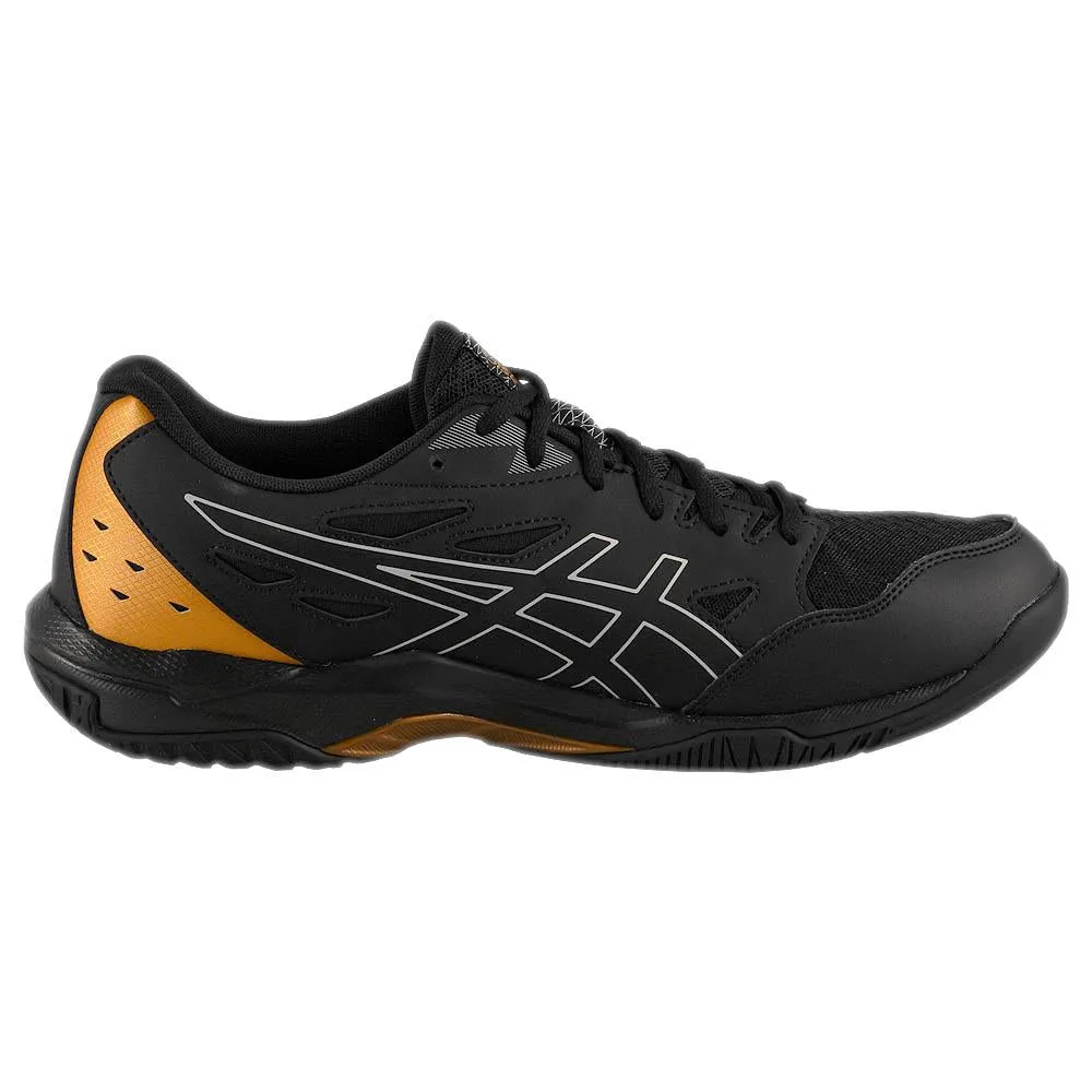 Asics Men's Gel-Rocket 11 - Black/Piedmont Grey Padded collar Water   Resistant
