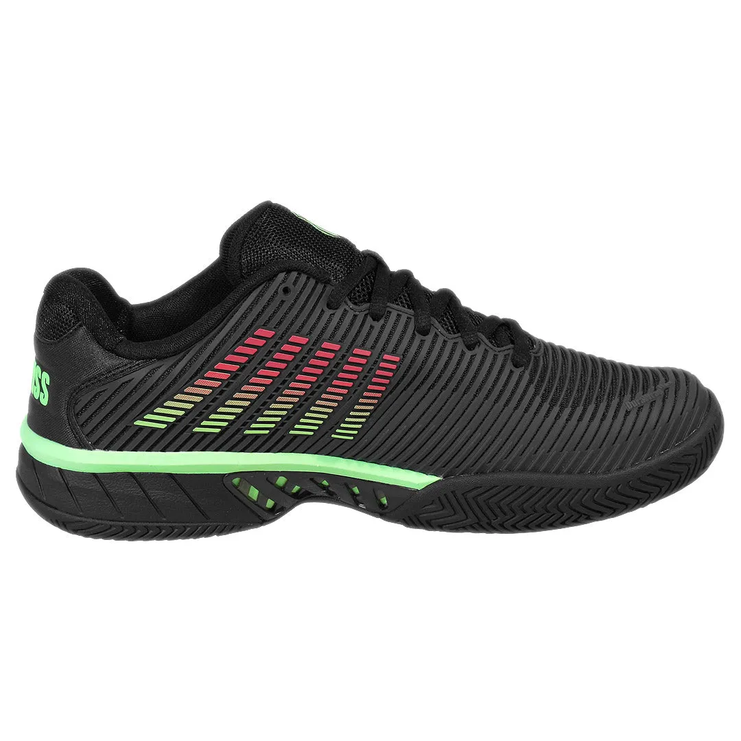 K-Swiss Men's Hypercourt Express 2 - Black/Soft Neon Green Supportive structure
