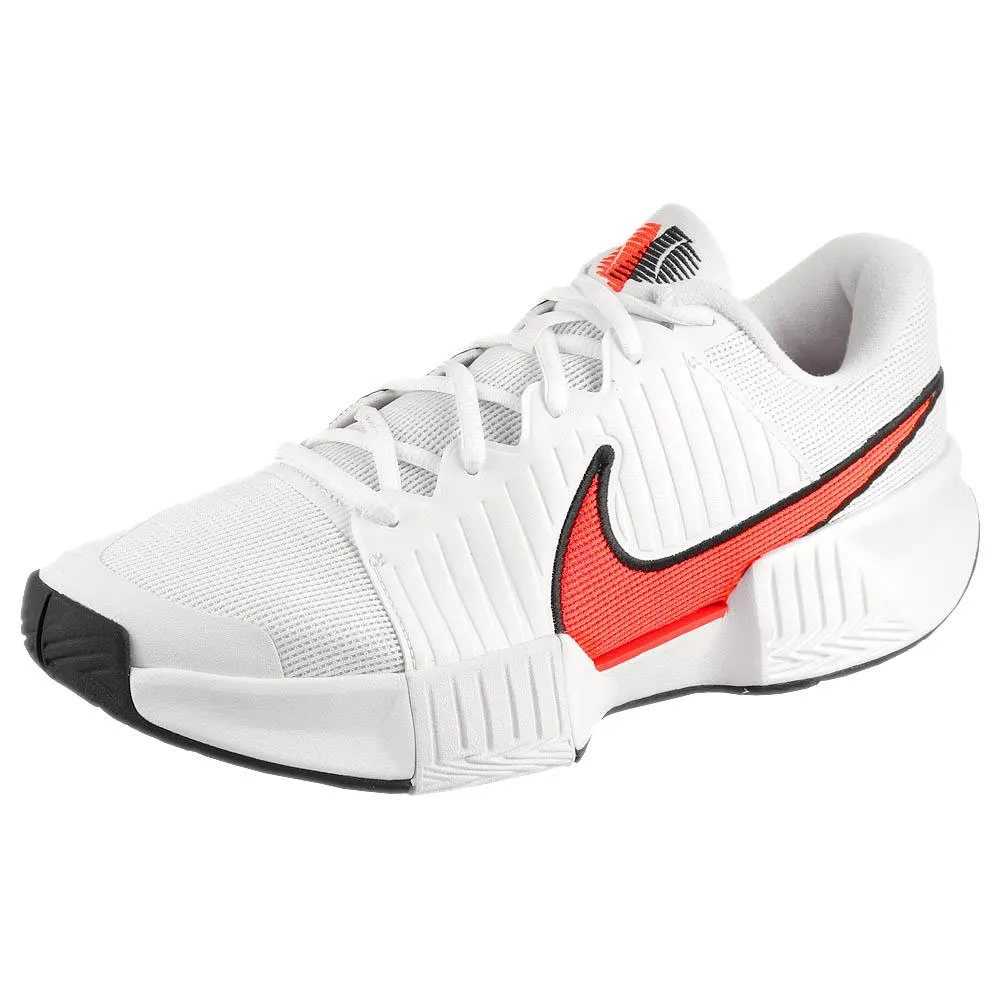 Good Grip Sturdy Build Nike Men's Air Zoom GP Challenge Pro - White/Hot Lava