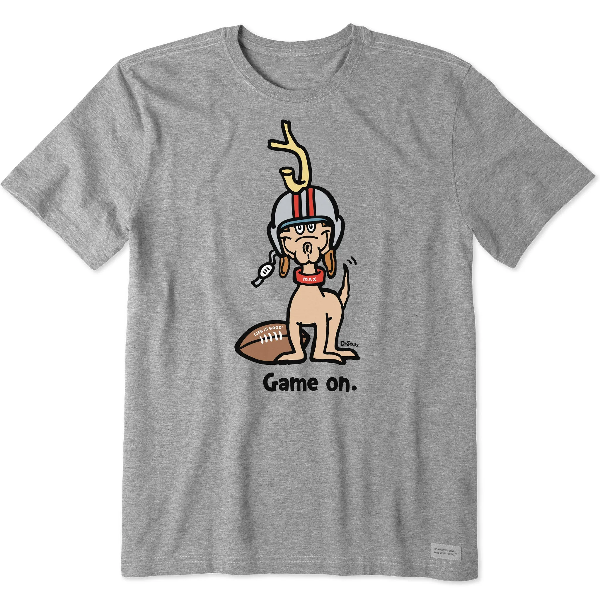 Men's Game On Football Max Short Sleeve Crusher Tee Essential Wear