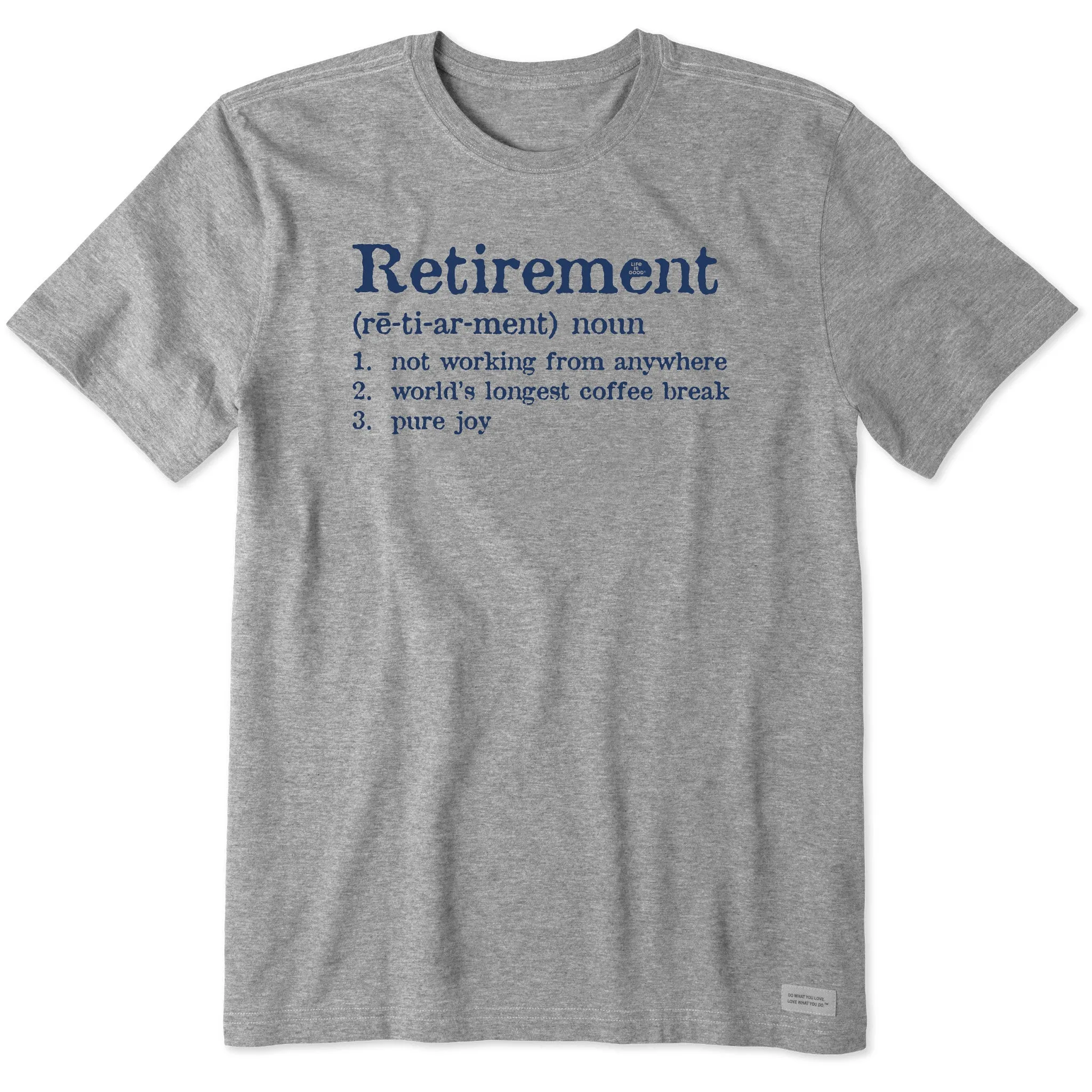 Soft and Stylish Men's Retirement Defined Short Sleeve Tee