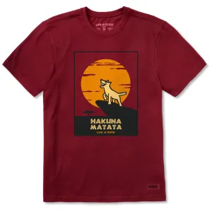 Vintage authenticity Comfy Layer Wear Men's Rocket King Short Sleeve Crusher Tee