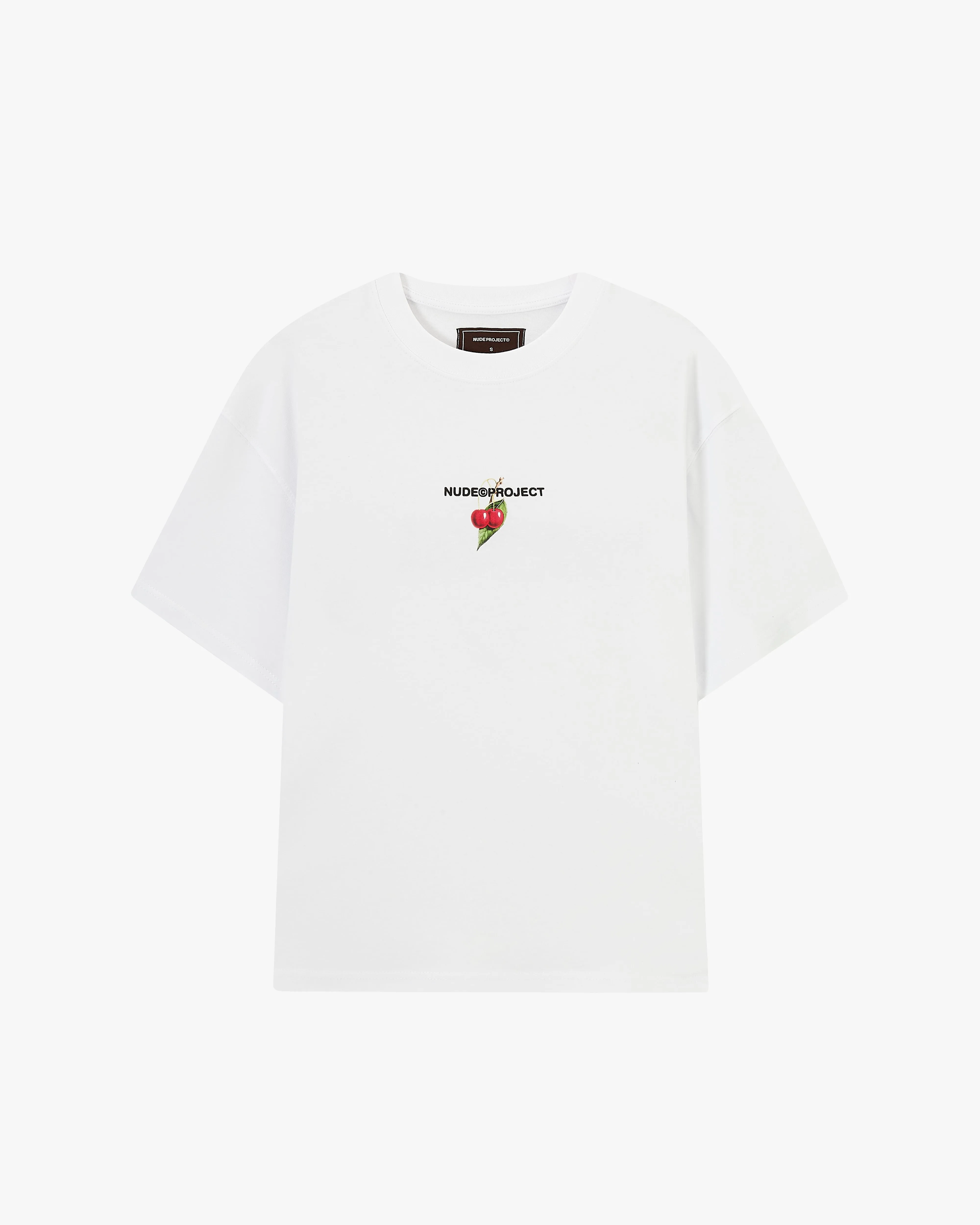 Locally Hated Cherry Tee White Timeless Comfort