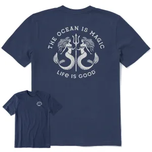 Weekend Comfort Athletic and Cool Men's The Ocean Is Magic Short Sleeve Tee