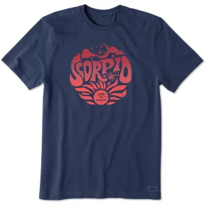 Daily Style Men's Scorpio Zodiac Vibes Short Sleeve Crusher Tee