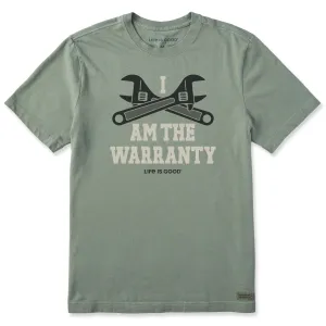 Breathable Mesh Panels Men's I am the Warranty Short Sleeve Crusher Tee