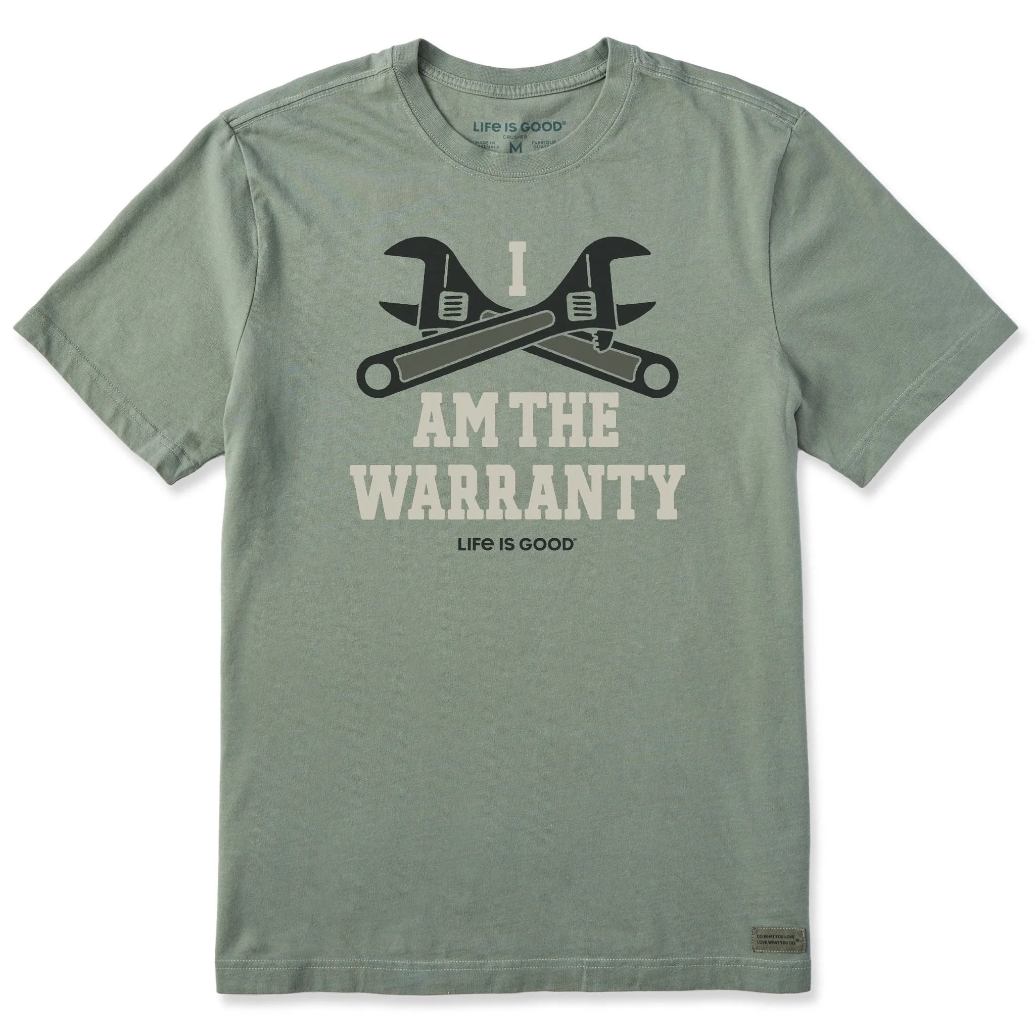 Men's I am the Warranty Short Sleeve Crusher Tee insulated