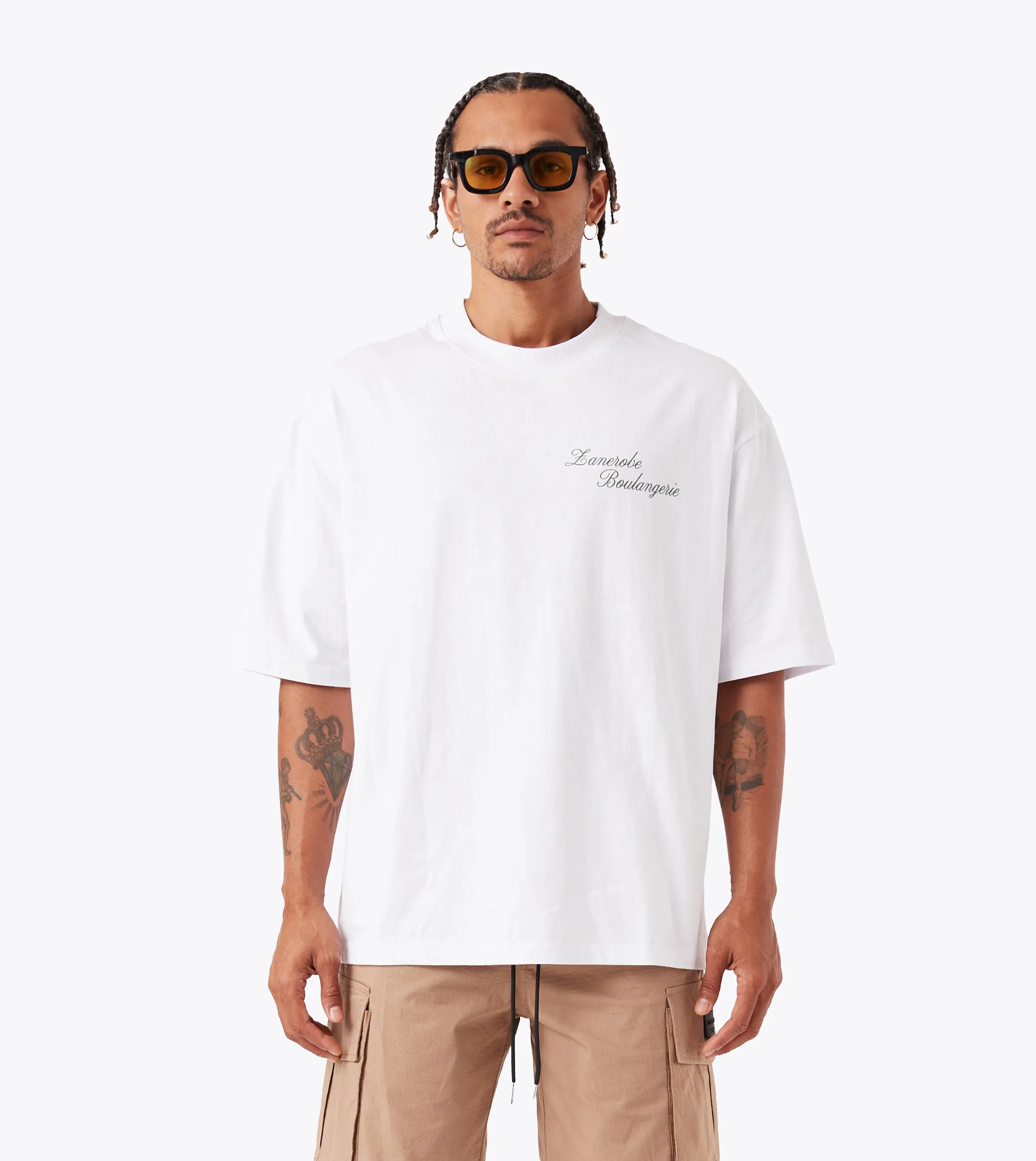 Boulangerie Flow Tee White Work efficiency Minimal Look