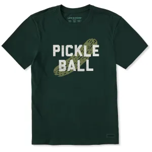 Men's Pickle Ball Simple Short Sleeve Crusher Tee Minimalist Wear