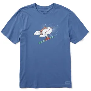 Quick Fit Comfort Quick Fit Performance Men's Polar Bear on the Slopes Short Sleeve Crusher Tee