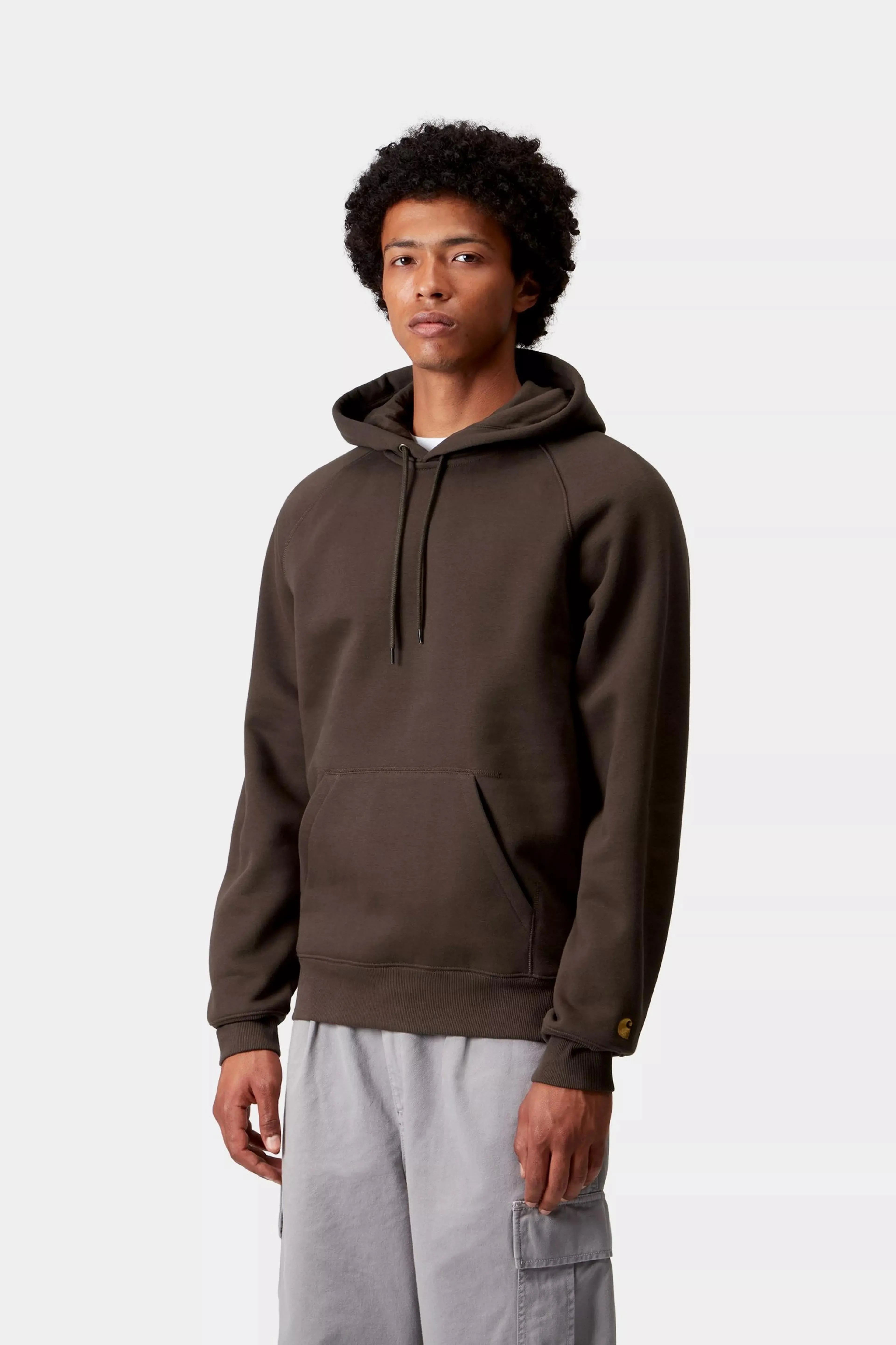 product buckle functionality Chase Hoodie Tabacco/Gold