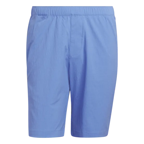 Adidas Ripstop Nine-Inch Golf Shorts - Blue Snag Free Zipper
