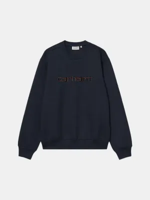 hypoallergenic Carhartt Sweatshirt Deep Night/Palisander