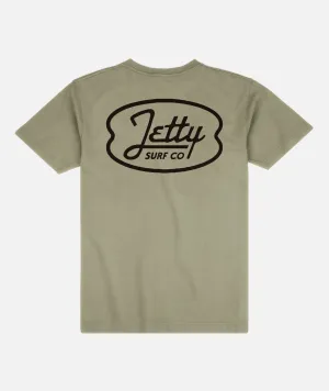 Fairground Tee - Green Minimal Design