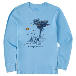 Men's Winnie Change is Good Long Sleeve Crusher Tee Essential Wear