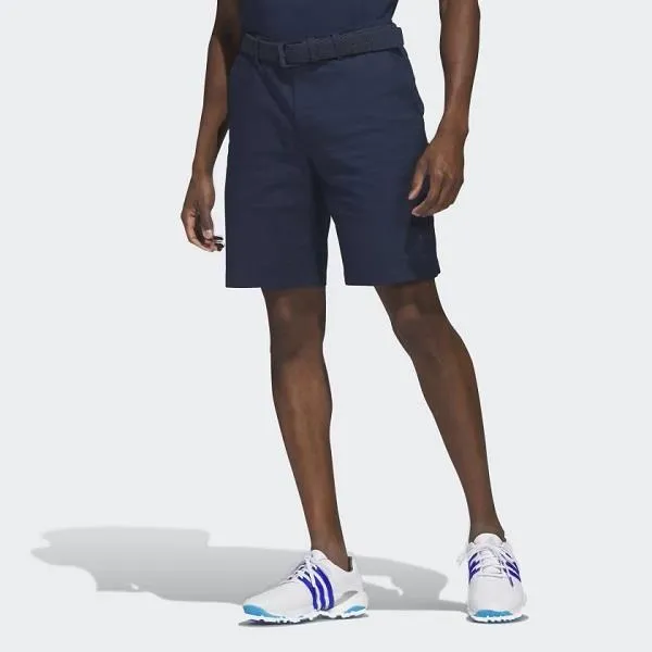 ADIDAS GO-TO 9-INCH GOLF SHORTS - COLLEGIATE NAVY Wrinkle Free Fabric Reflective Safety Detailing