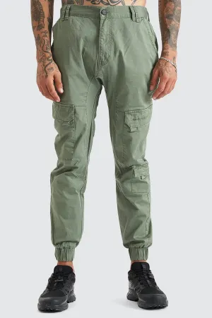 Durable Fit F100 Cargo Jogger Khaki