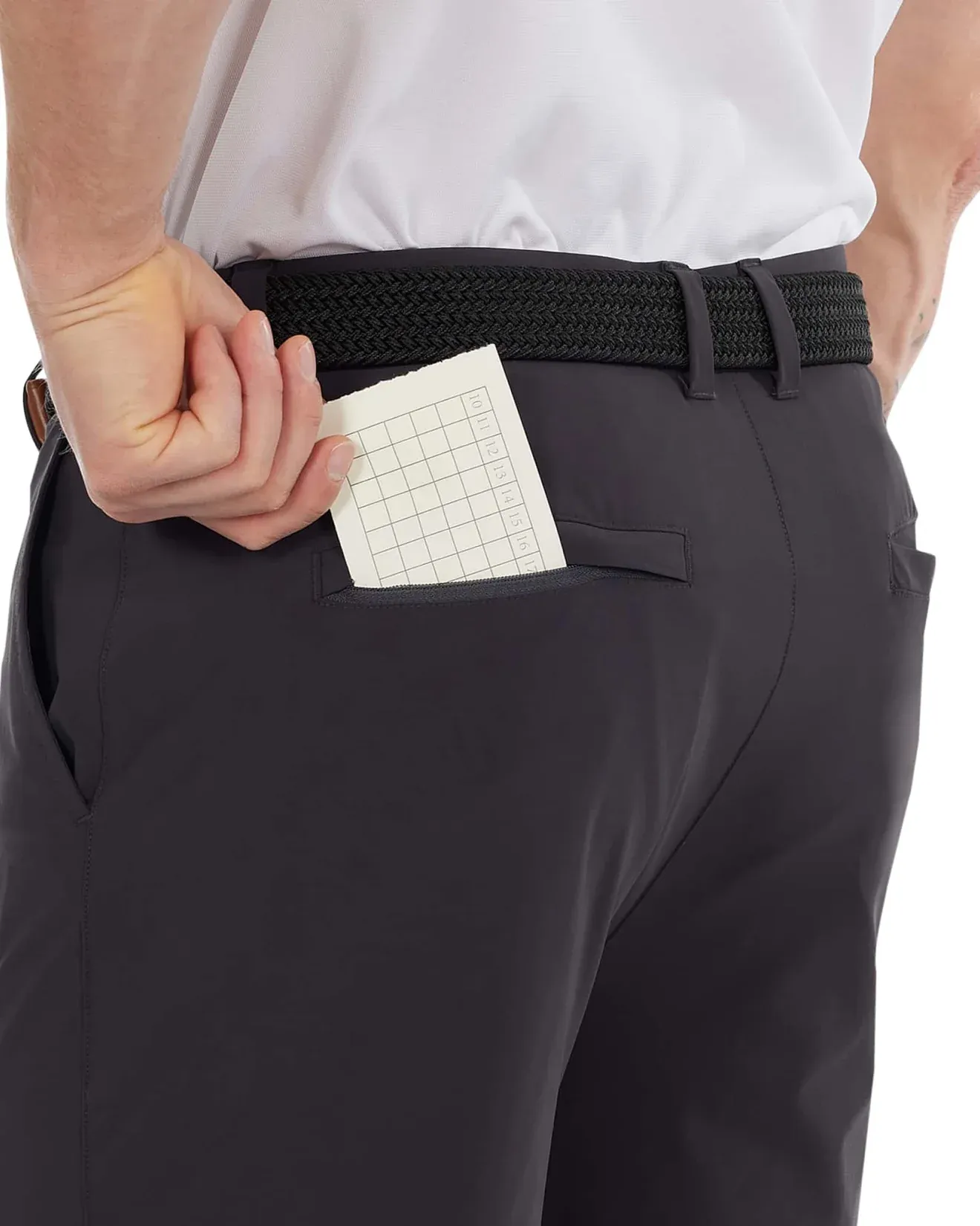 SAXX: Men's 8" Caddie Short - Faded Black Comfort Design