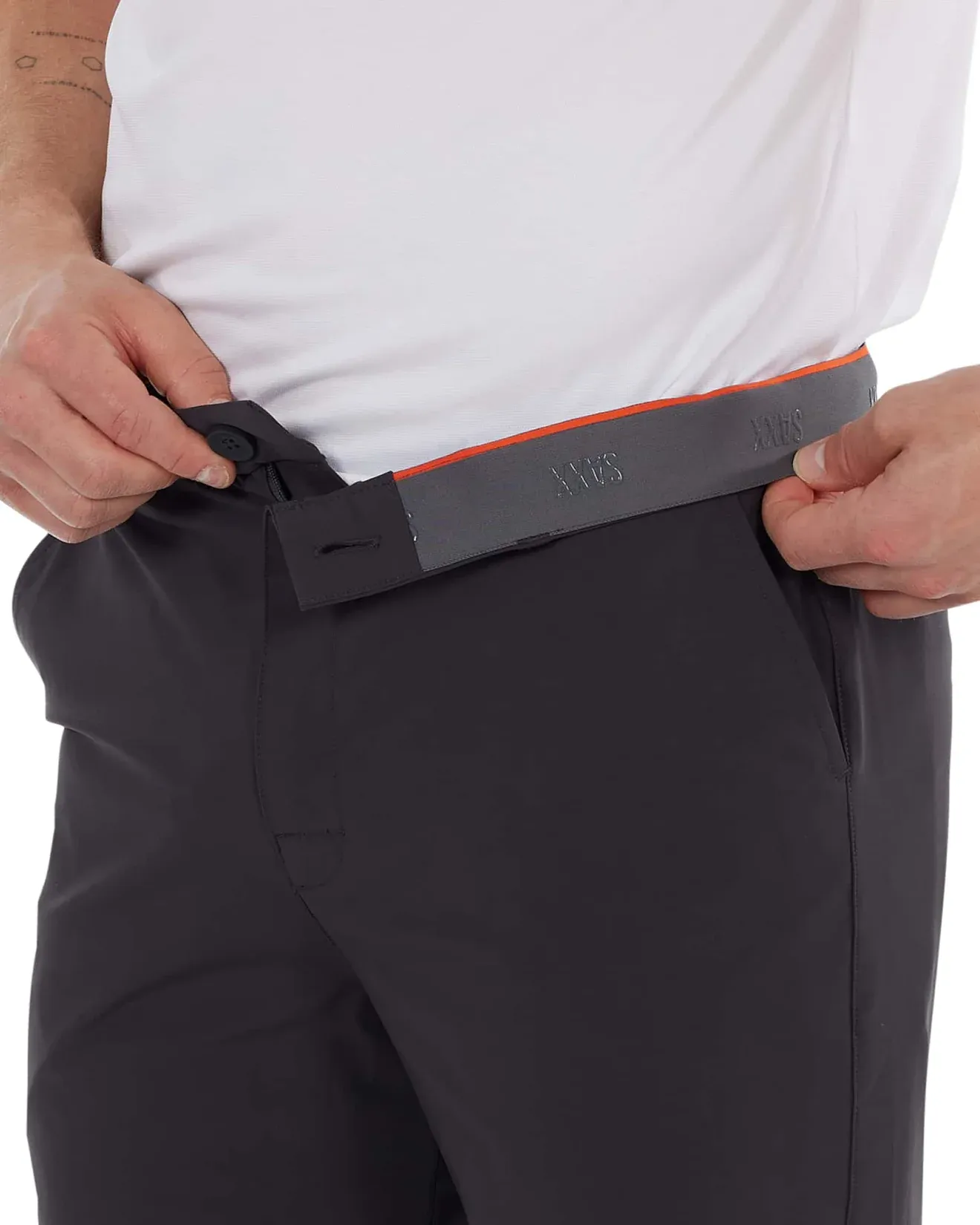 SAXX: Men's 8" Caddie Short - Faded Black Collectible Item Fitness Enthusiast