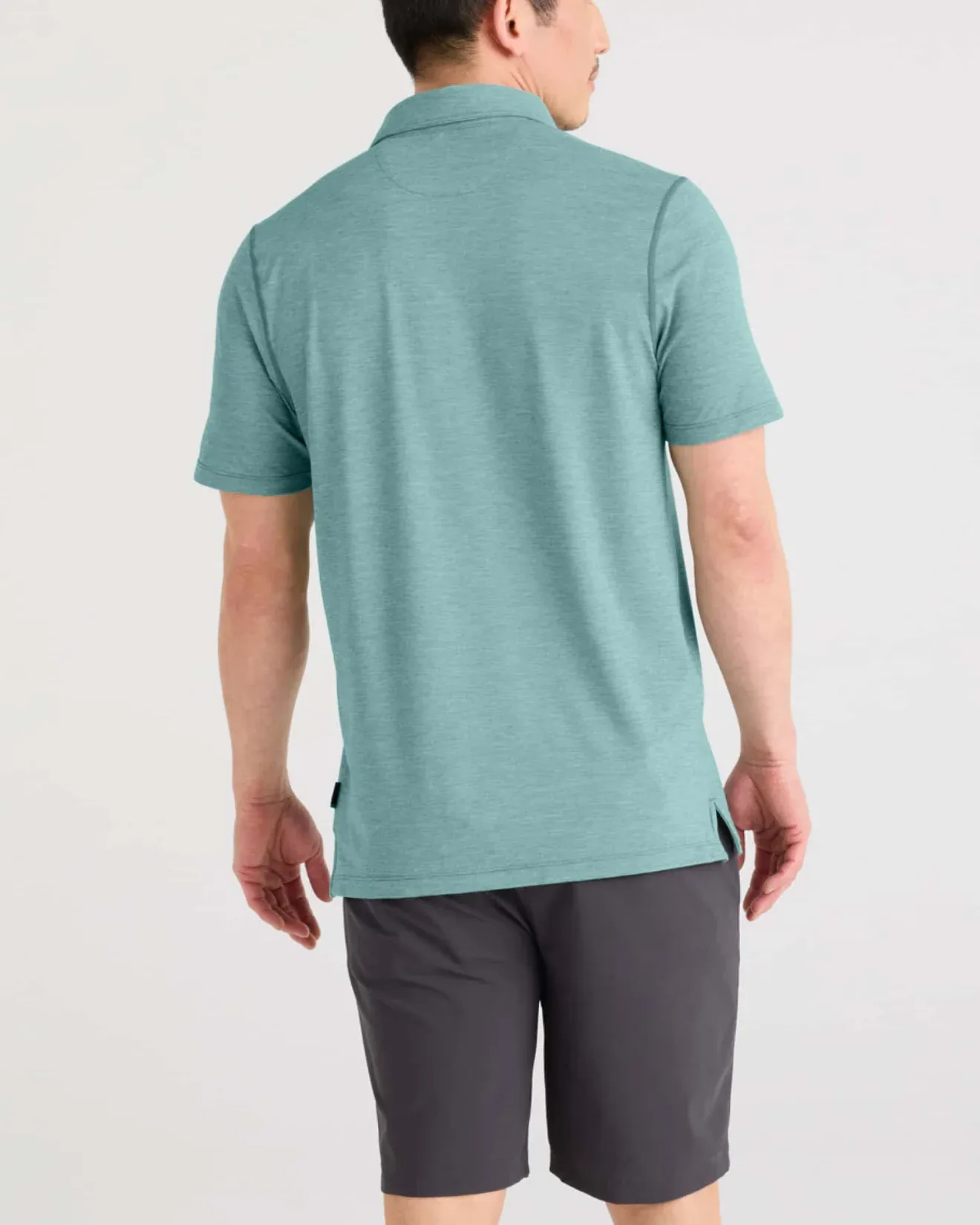 SAXX: Men's 8" Caddie Short - Faded Black anti slip grip