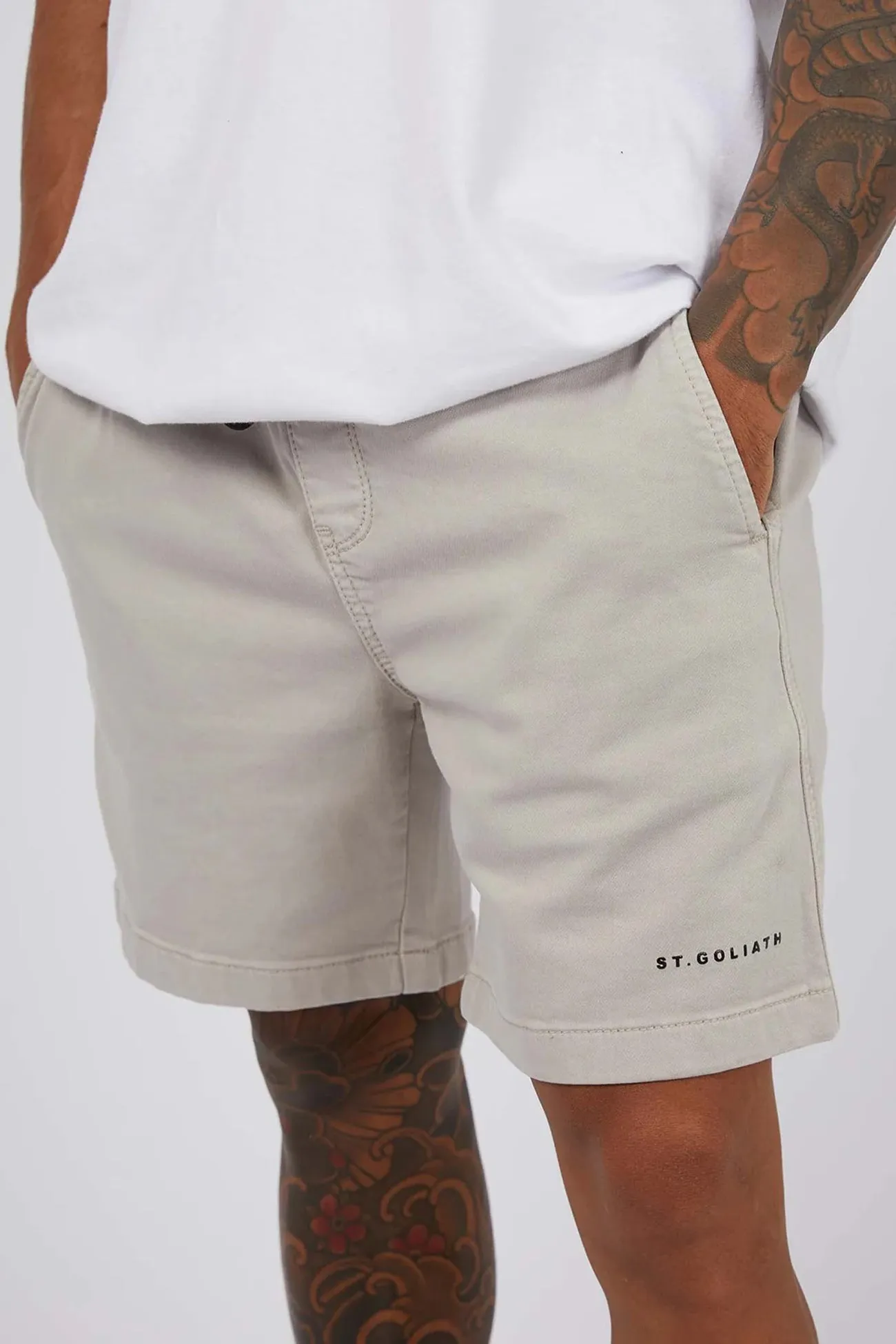 Relaxed Cut Fairhaven Short Grey