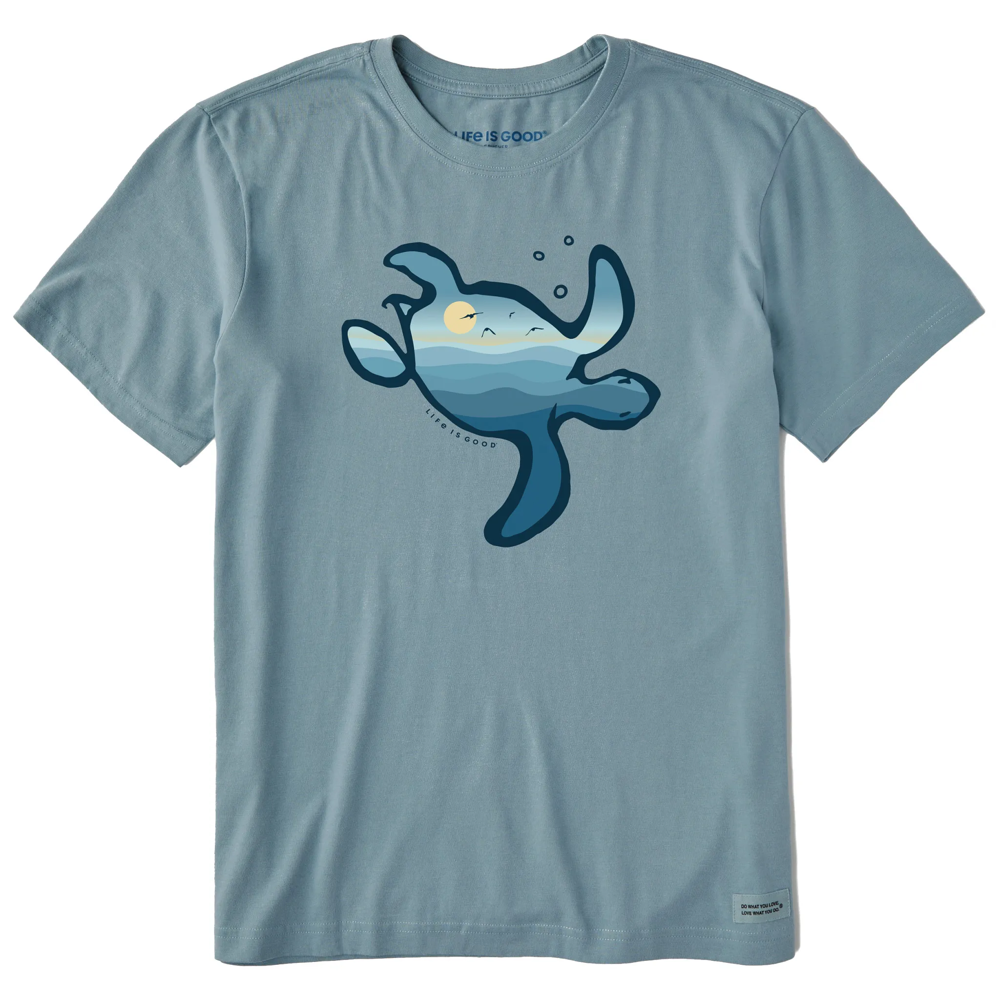 Versatile Trend Easy Wear Men's Turtlescape Short Sleeve Crusher-LITE Tee