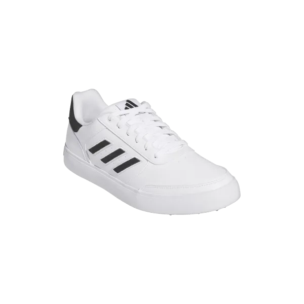 Wide Path Adidas Retrocross 24 Spikeless Golf Shoes - Cloud White / Core Black / Gum