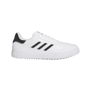 Adidas Retrocross 24 Spikeless Golf Shoes - Cloud White / Core Black / Gum Non Weighted Movement Wind Safe