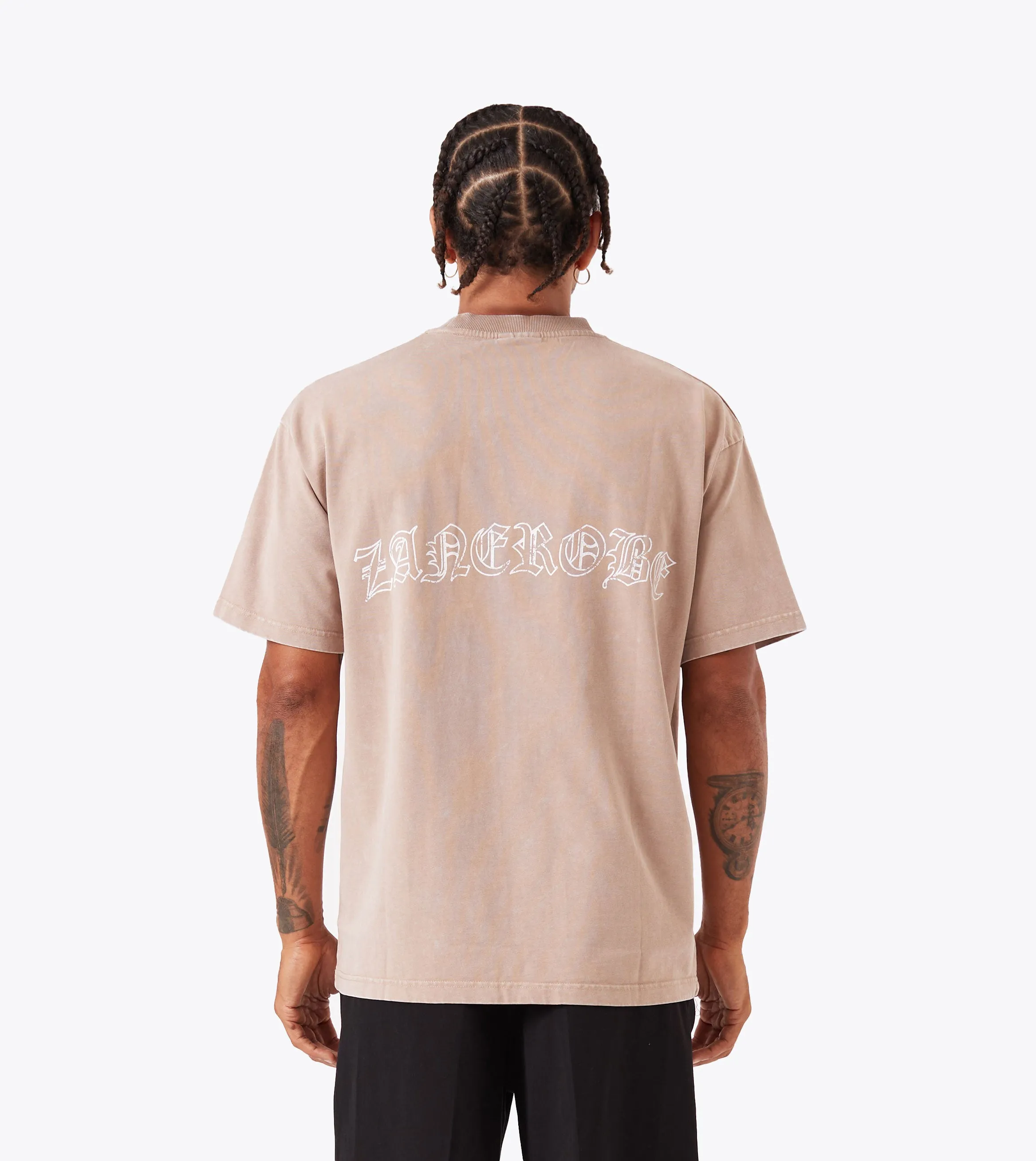 Gothic Box Tee GD Coffee Washable