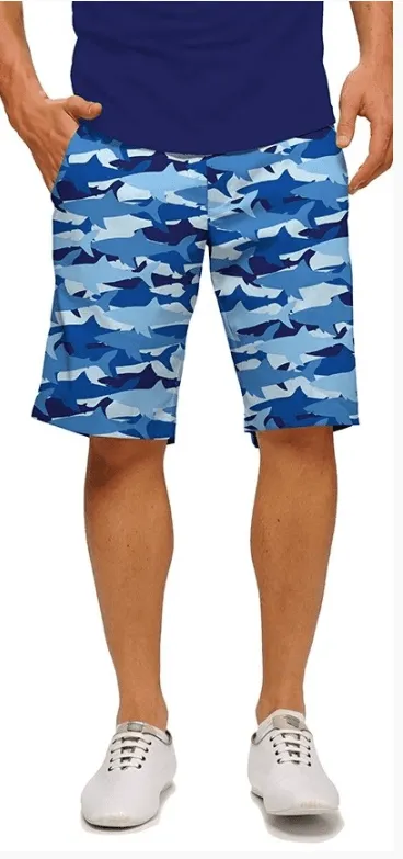 Loudmouth Golf: Men's StretchTech Shorts- Sharkamo Wedding Gift Sporty Layer