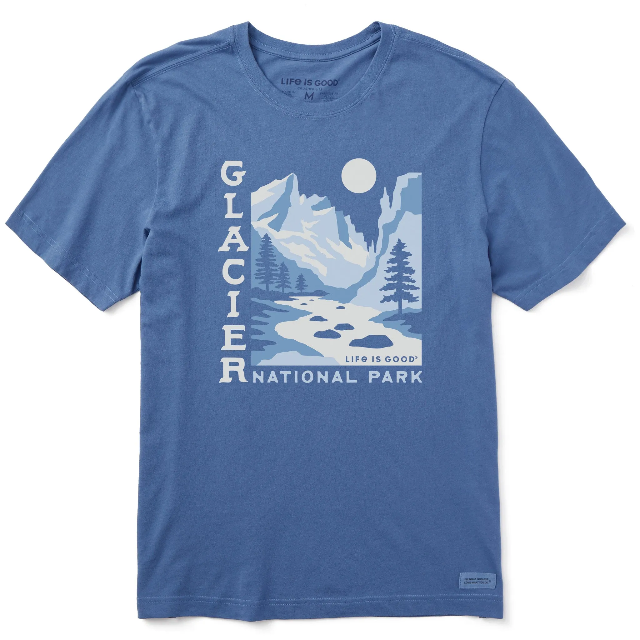 Men's Glacier National Park Short Sleeve Tee Practical Comfort