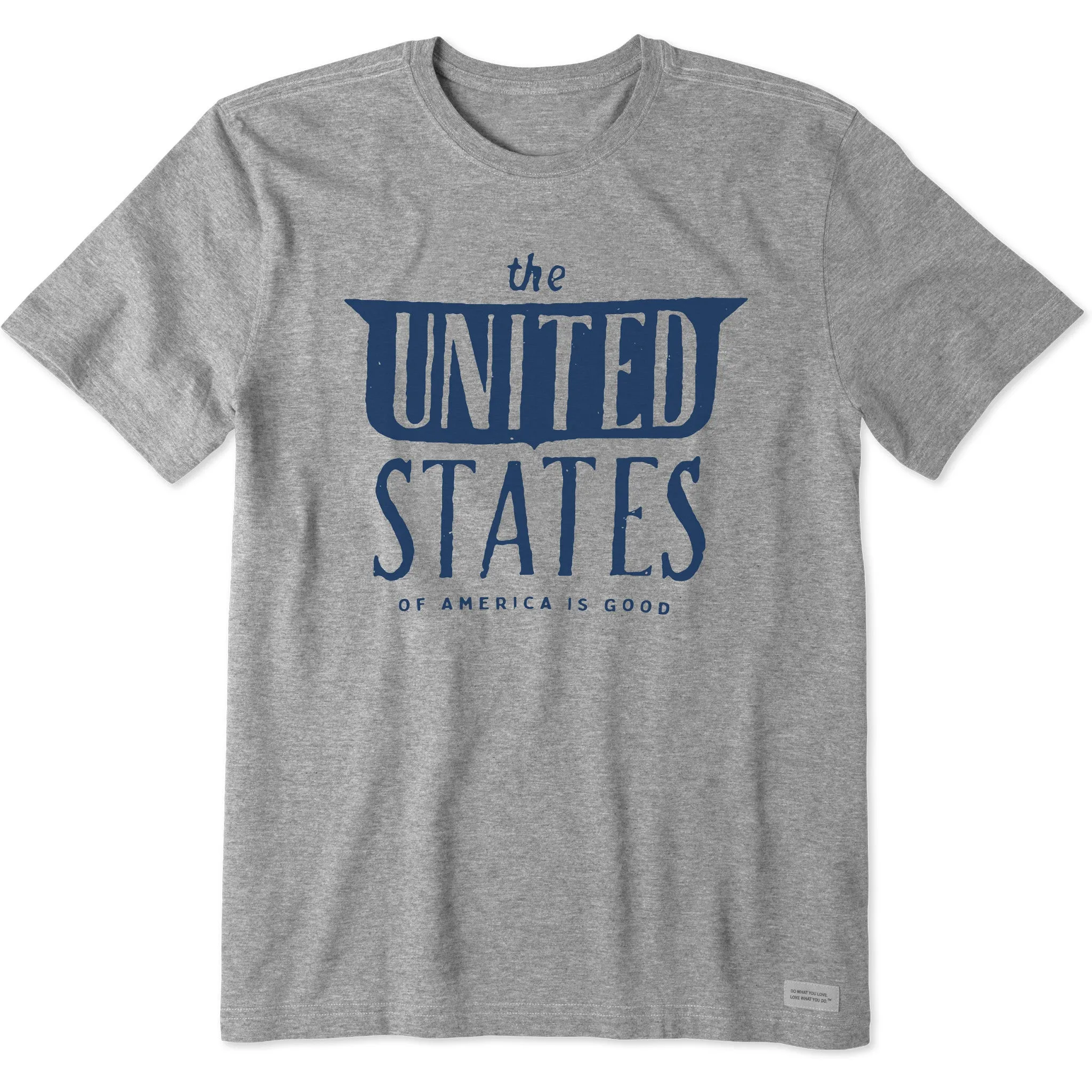 Men's The US is Good Short Sleeve Tee Minimalist fashion Cozy Wear Design