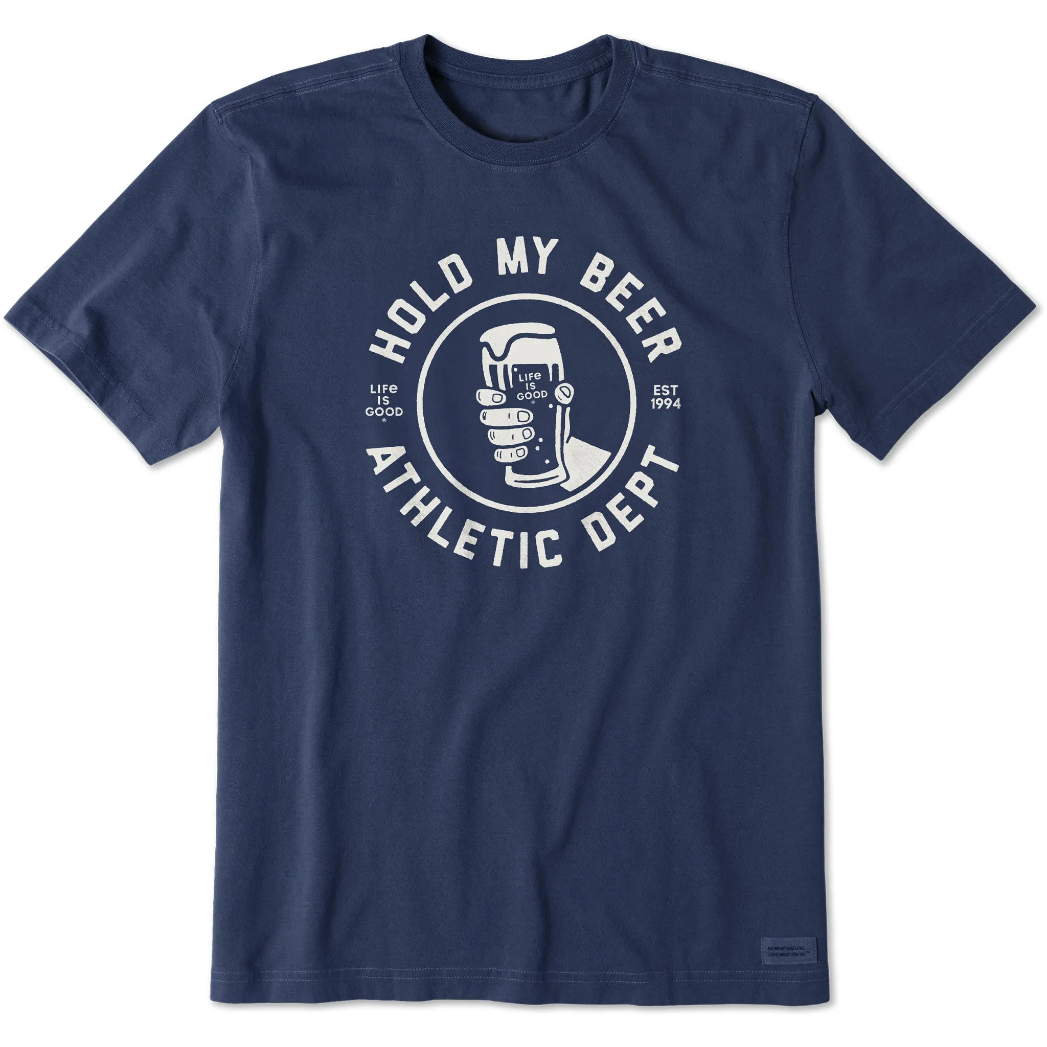 Chic And Comfortable Men's Hold My Beer Athletic Dept Short Sleeve Tee