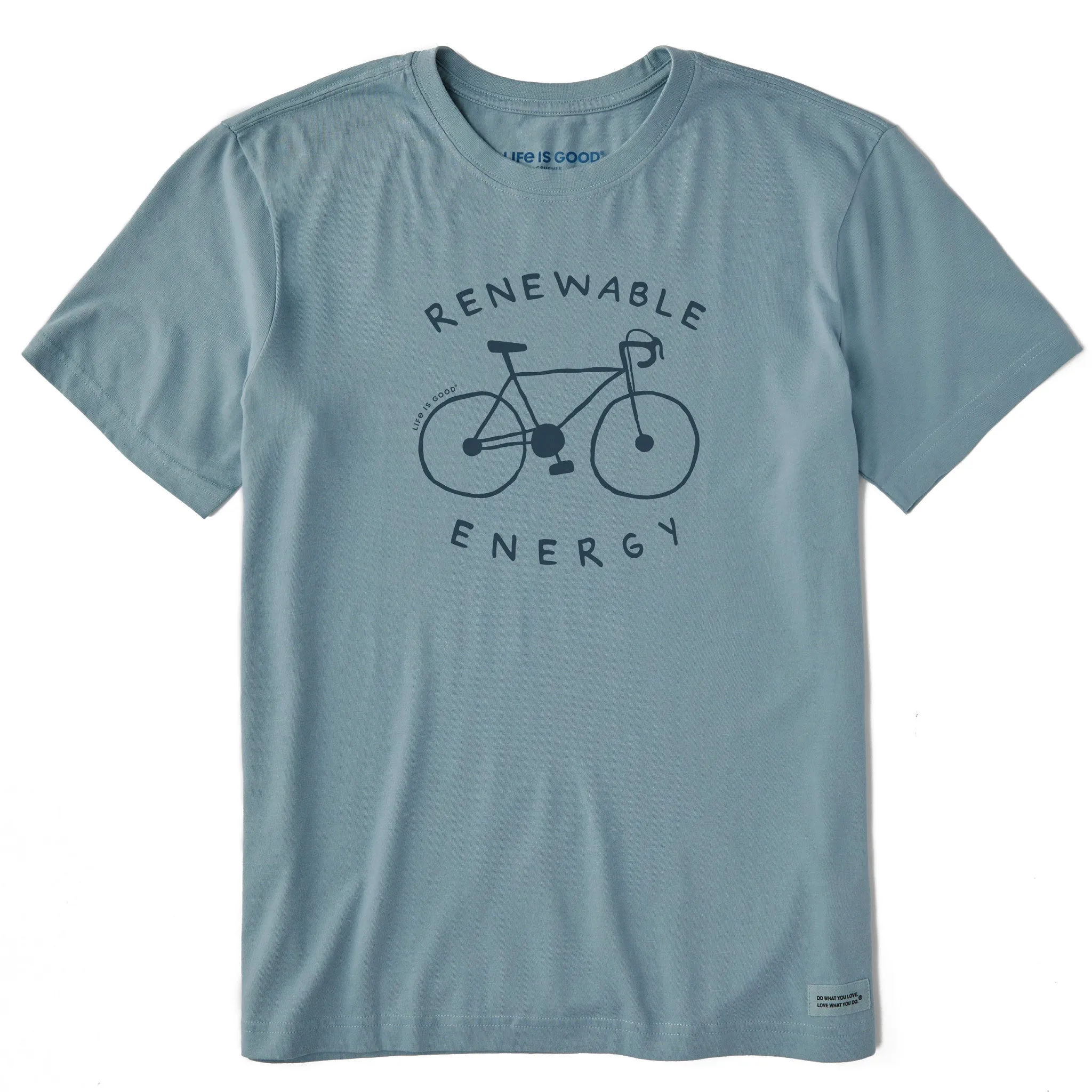 Timeless Piece High Density Fabric Men's Renewable Energy Ten Speed Short Sleeve Crusher Tee