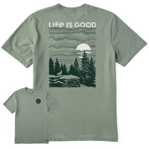 Breathable mesh Men's Solace of the Wolf Short Sleeve Crusher Tee