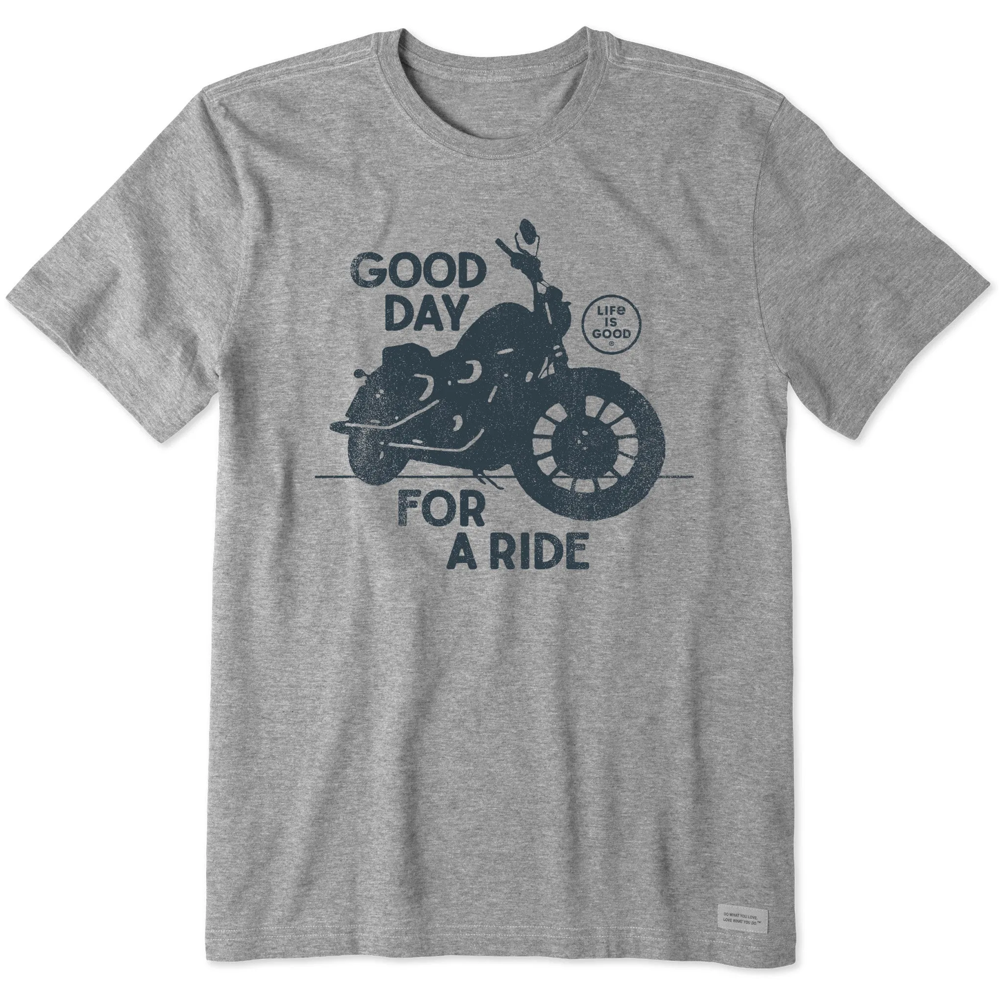 Men's Good Day for a Ride Motorcycle Short Sleeve Tee Anti-static Ultra Soft Blend