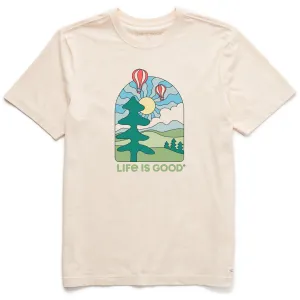 Men's Hot Air Balloons Short Sleeve Crusher Tee QuickDryTechnology ComfortFirst