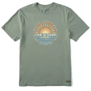 Chill Design Summer cool Men's Sunset Burst Short Sleeve Tee