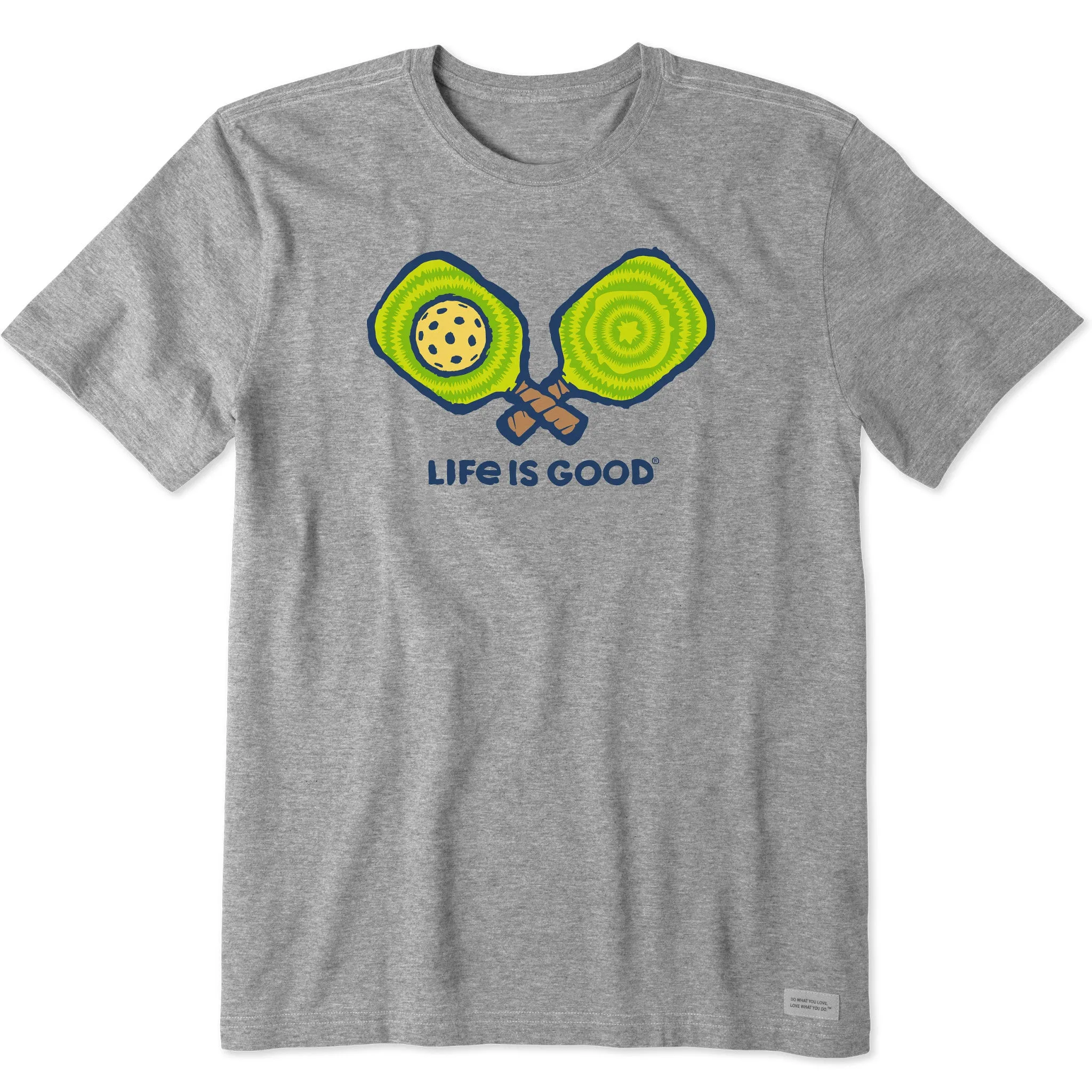 Men's PIckle Paddles Short Sleeve Tee TexturedWeavePattern