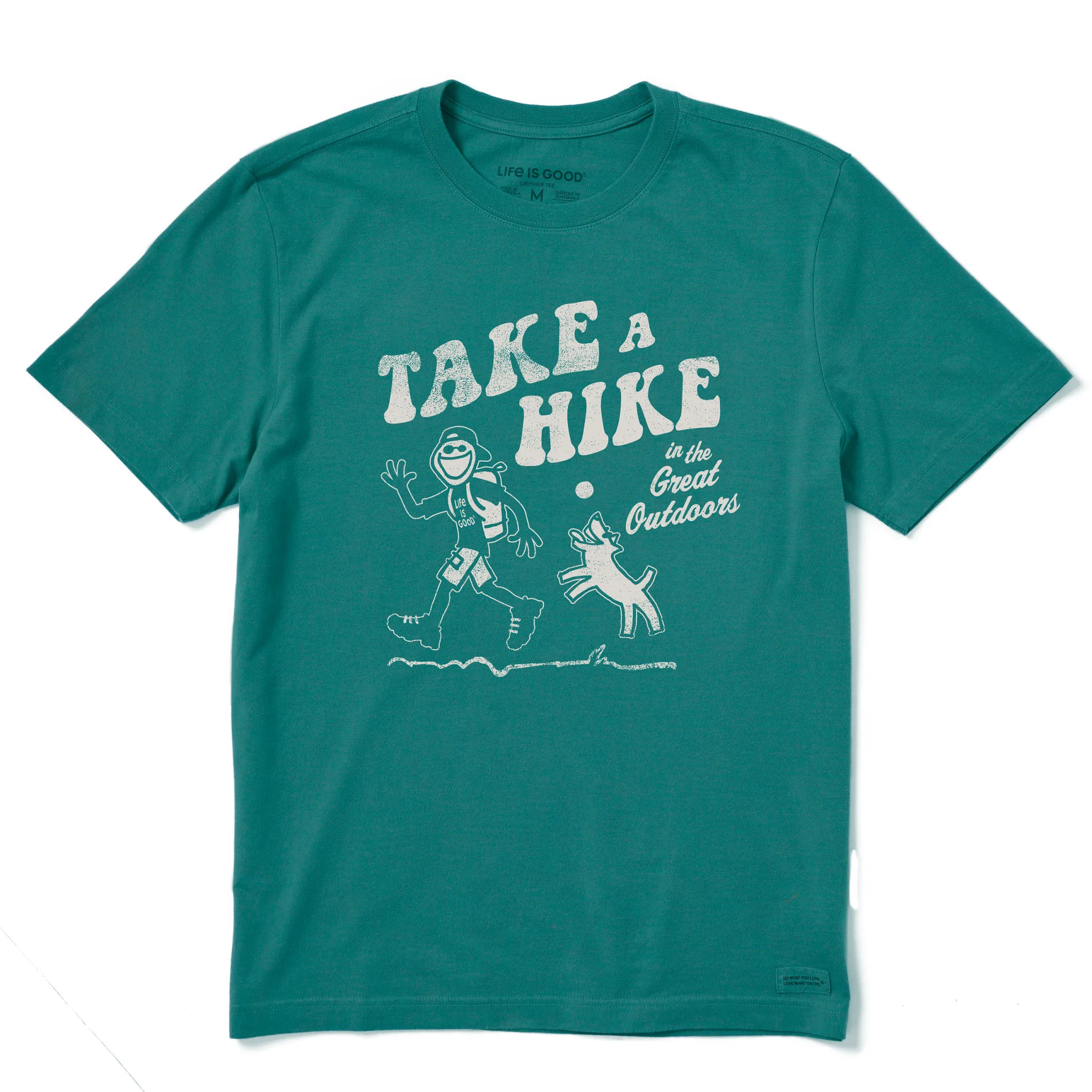Light Fit Wear Men's Great Outdoor Hike Jake Short Sleeve Crusher Tee