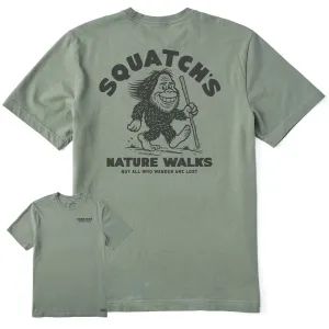 BreathableFabric Men's Squatch's Nature Walks Short Sleeve Tee