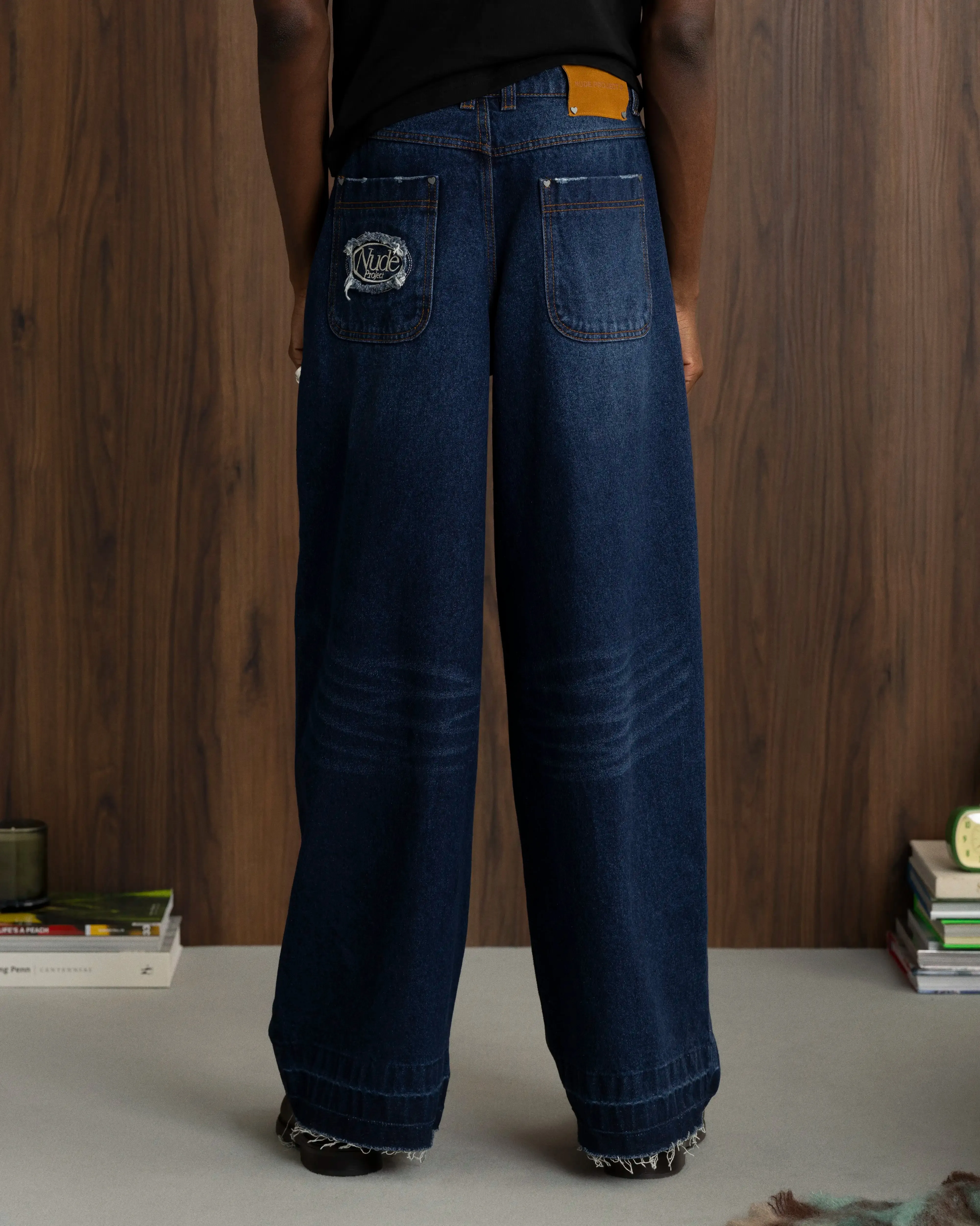 Versatile Cut Old Baggy Jeans Indigo