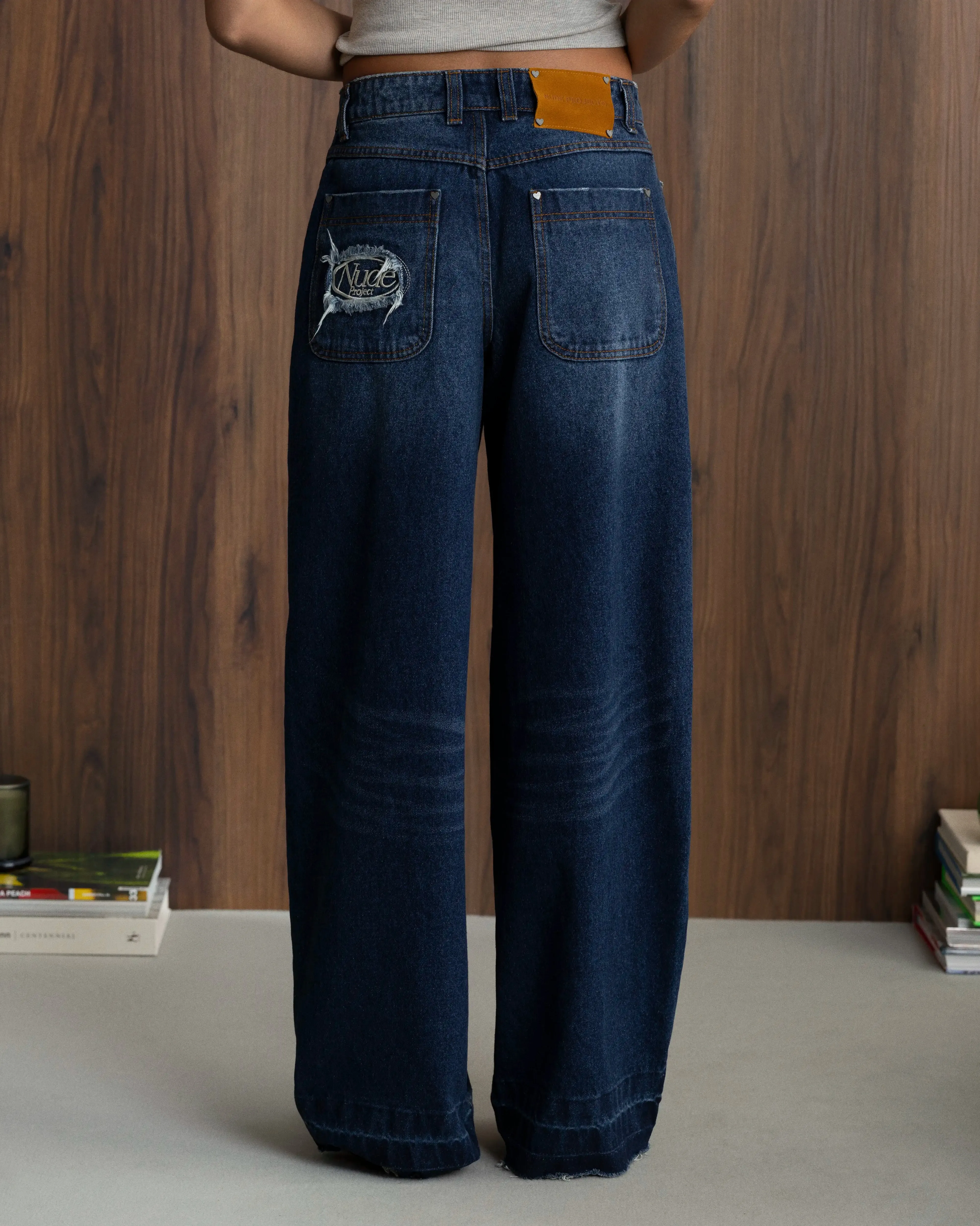 Comfy Classic High Quality Style Element Old Baggy Jeans Indigo