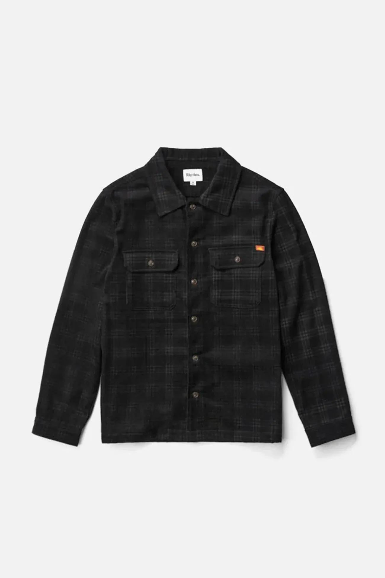 Cord Check Overshirt Black Sunday Walk Style