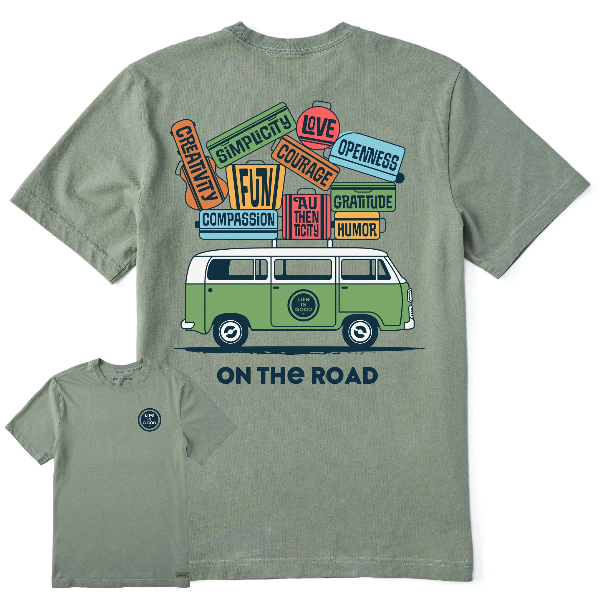 Men's Superpowers Van Short Sleeve Crusher-LITE Tee Slim fit sleekness