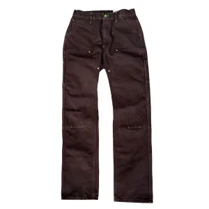 Sporty Function Vintage Washed Chocolate Mt Vernon Duck Double Knee Work Uniform