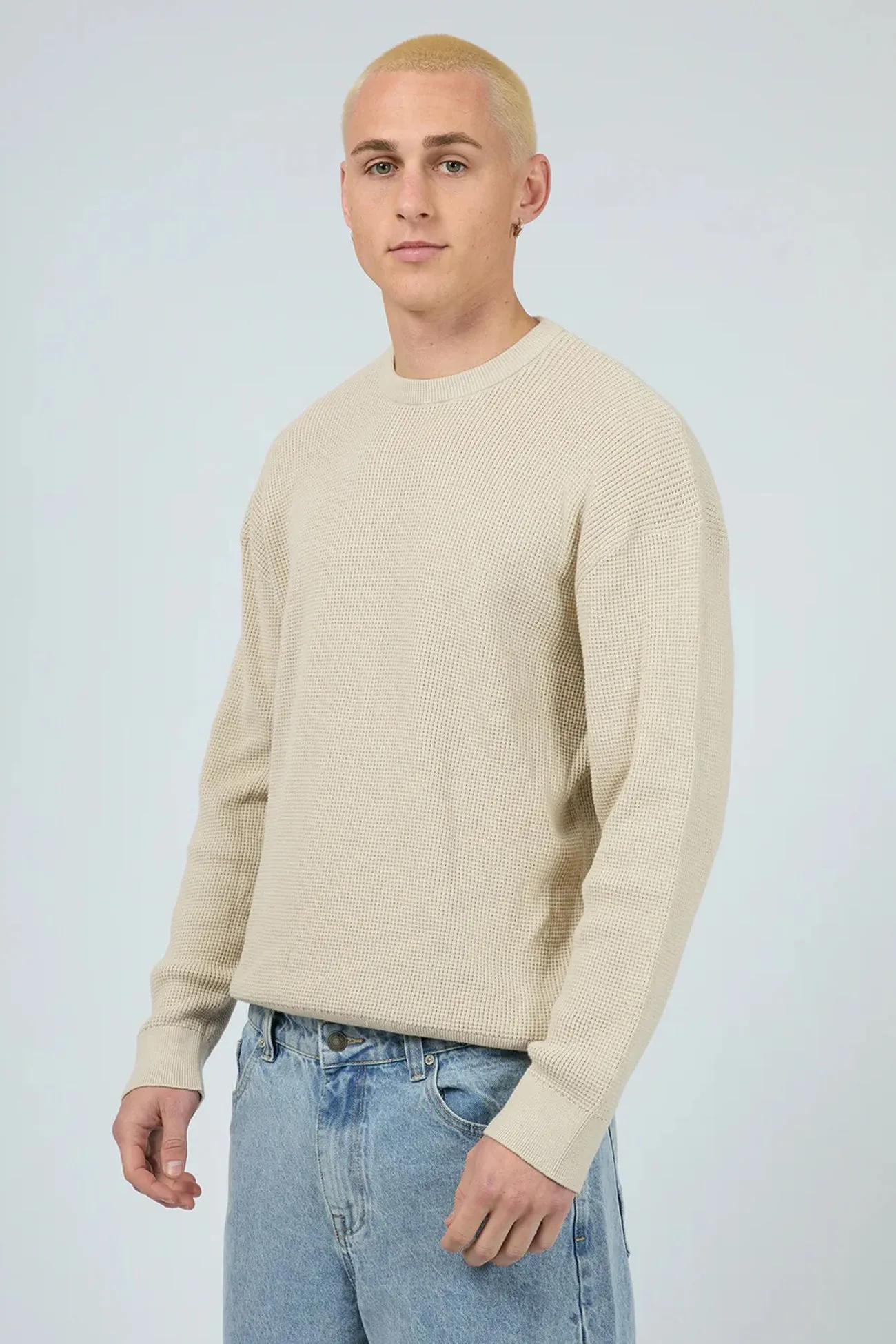 Waffle Knit Stone Hero Fit Wide Glow