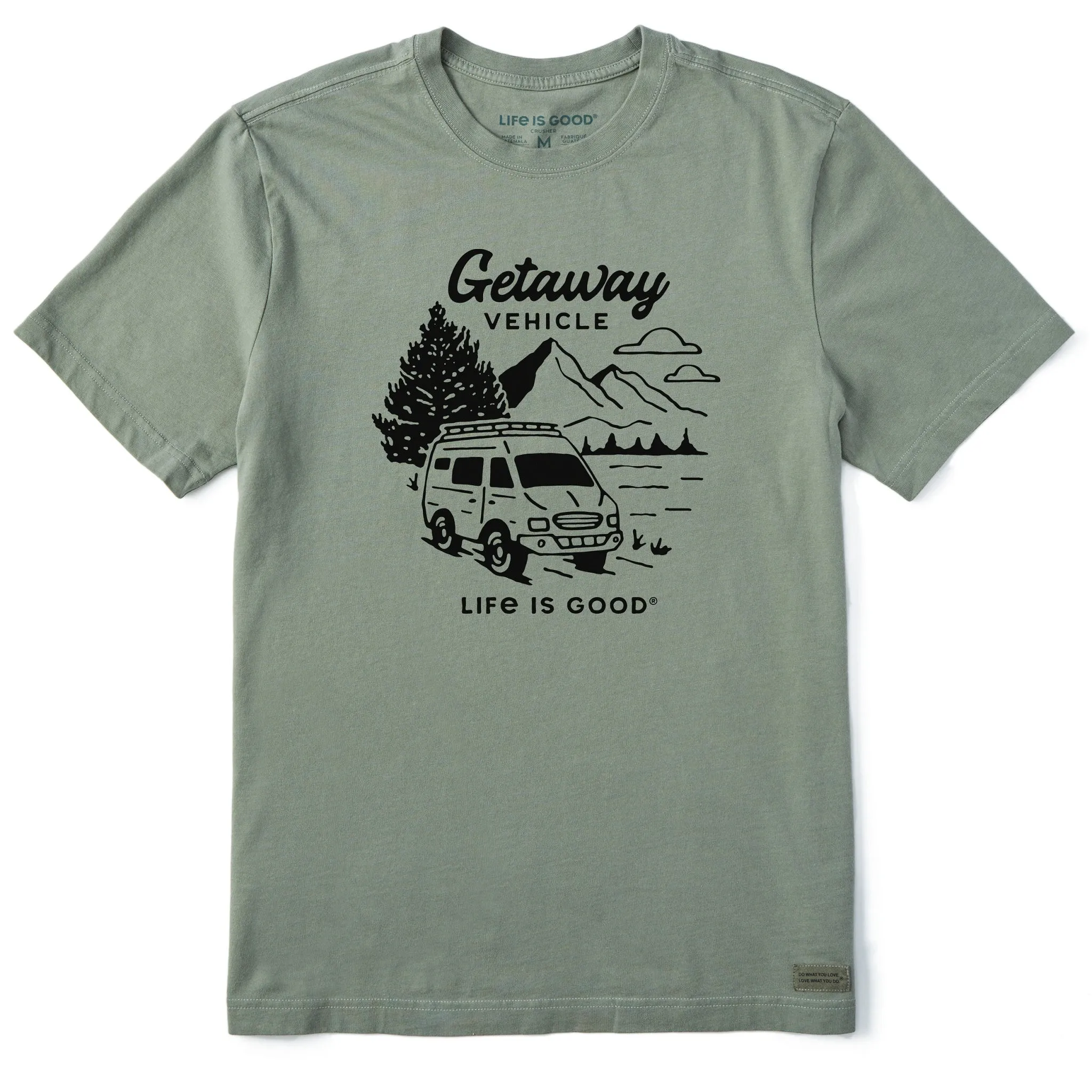 Men's Getaway Vehicle Short Sleeve Tee Casual and Soft Moisture wicking